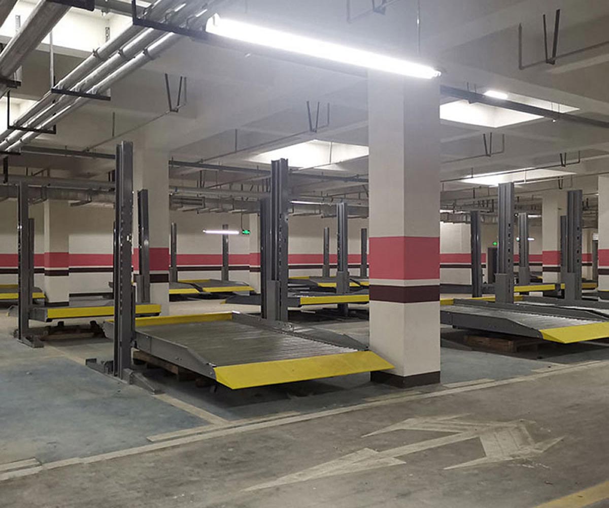 巴南區雙層升降平移機械停車庫改造