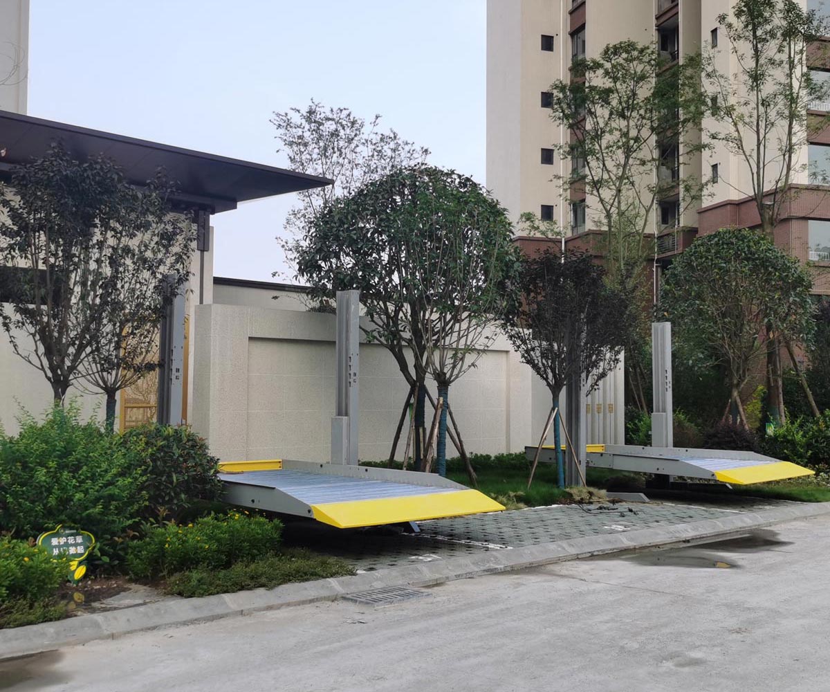 陜西省三層升降橫移機械式停車庫短租
