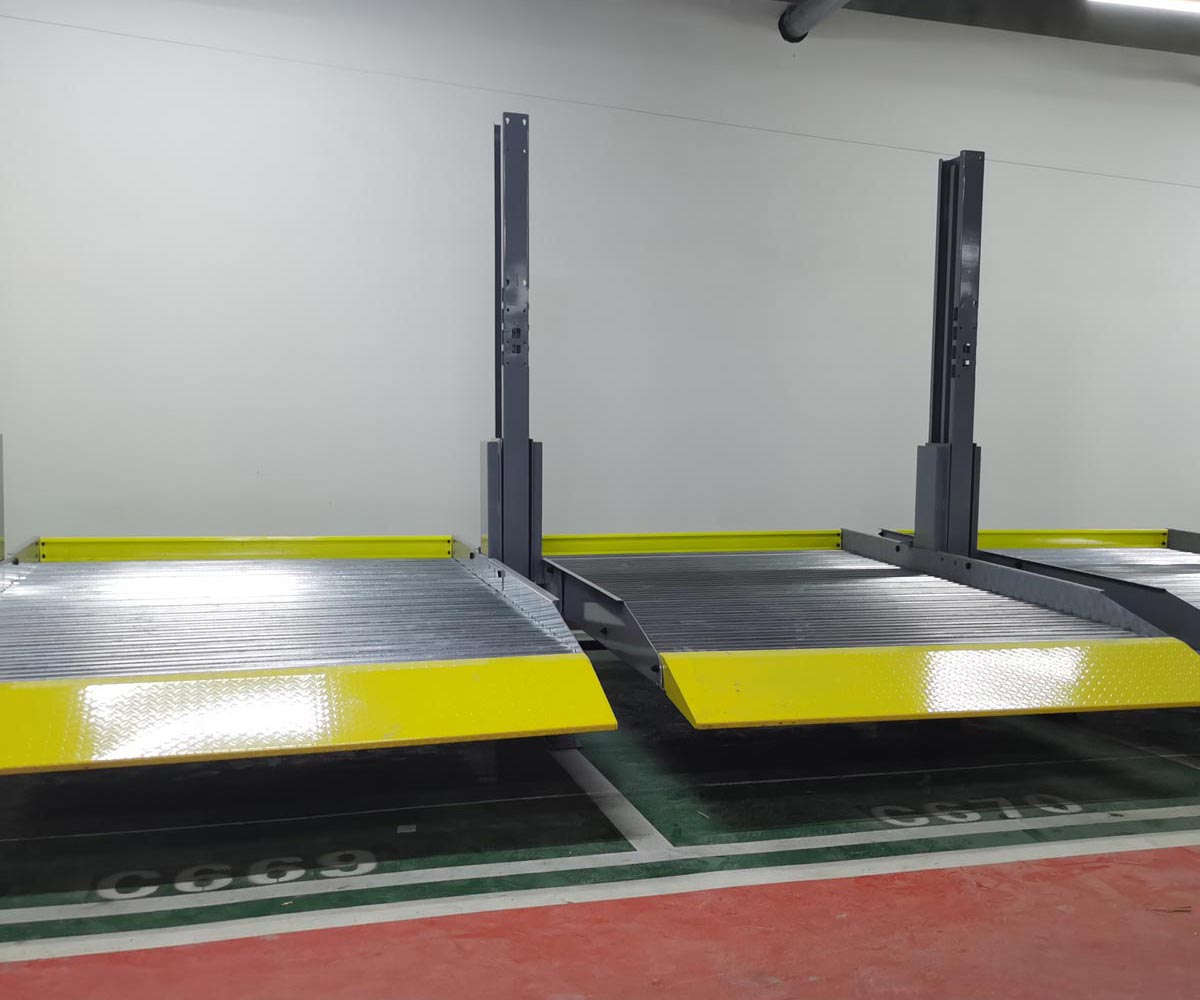 兩柱簡易式機械停車庫安裝 兩柱簡易式機械停車庫安裝